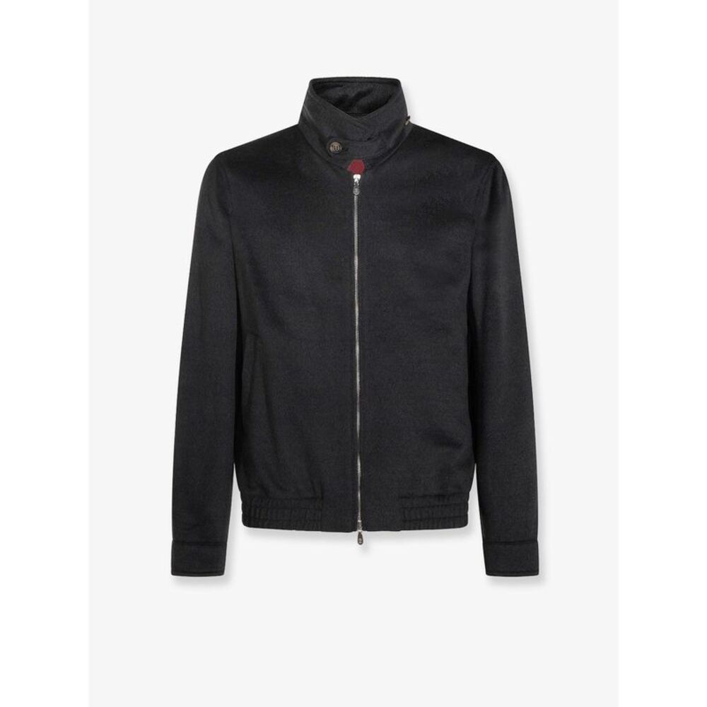 Brunello Cucinelli Men Virgin Wool Jacket With Zip
